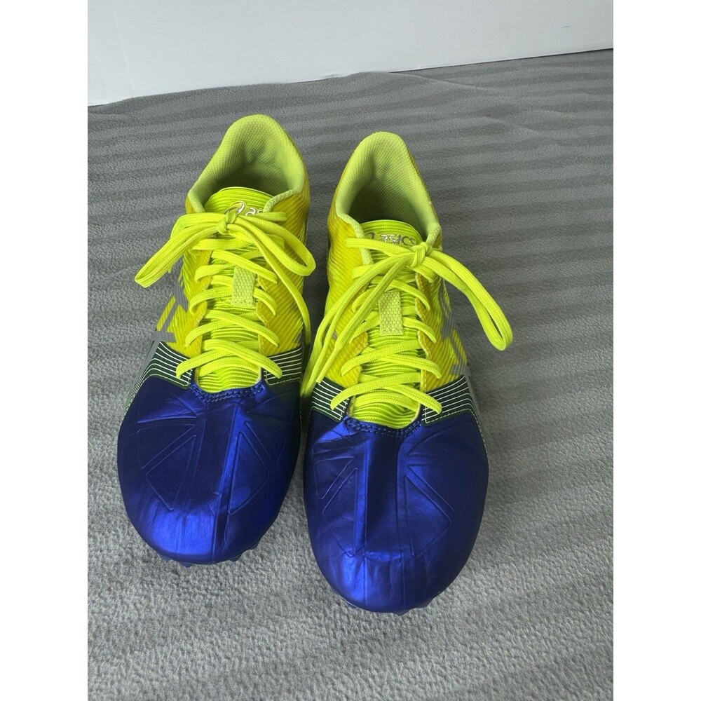 ASICS G500Y Track & Field Sprint Spikes Men’s US 10.5 Yellow Blue